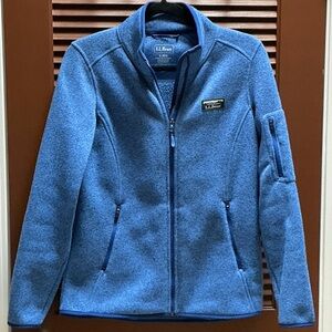 L.L. Bean Women’s  Blue Full-Zip Jacket